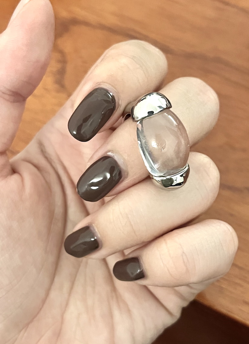 Clear Bold Ring