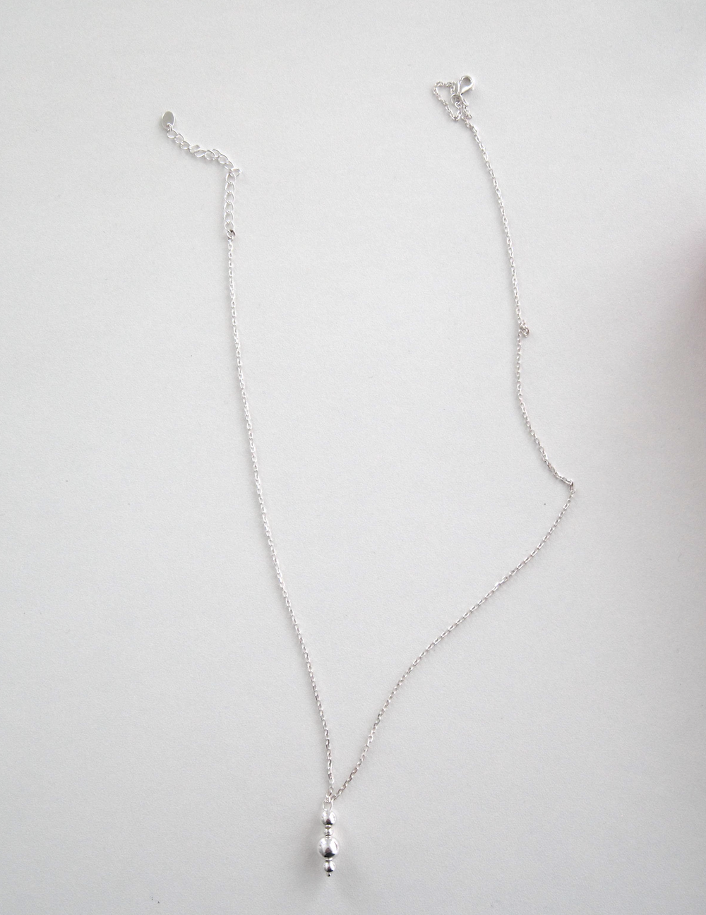 *Silver 925) Drop necklace