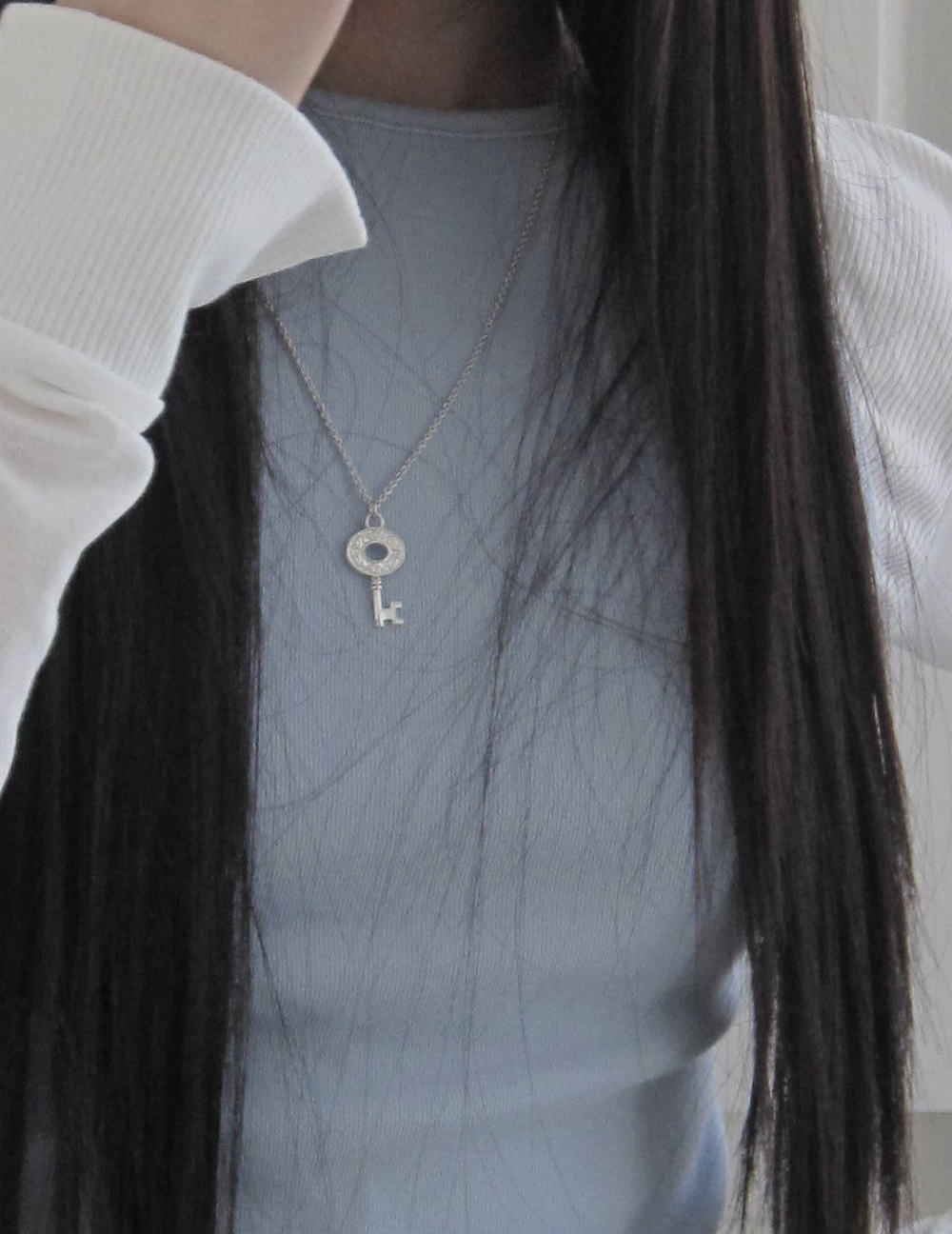 *Silver 925) Key necklace